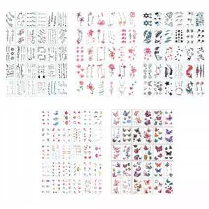 (별별창고) 타투 스티커 문신 캐릭터 레터링 판박이