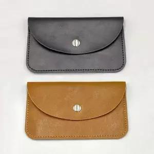 가죽 스냅 동전지갑 여행용 태국 베트남 화폐 휴대용 파우치 작은