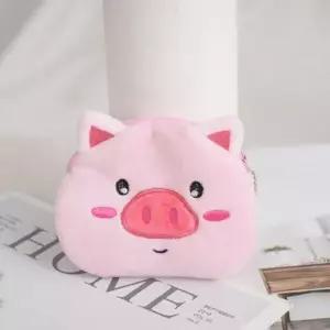 동전 수납 동물 디자인 여행용 카드 지갑 귀여운 돼지 모양 동전