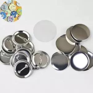 [에이치플러스몰]원형 메탈 뱃지 58MM 핀버튼 재료 배지 부자재
