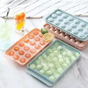 실리콘 아이스몰드 18구 33구 얼음 제조 카페용 트레이 아이스큐브
