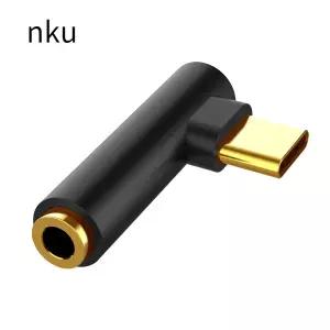 호환 Nku Type-C  3.5mm 잭 이어폰 케이블 전선가리개 USB C 남성  3.5mm AUX 오디오 어댑터 샤오미호환 휴