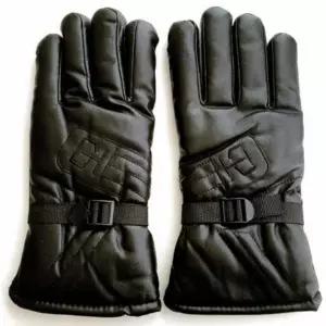 [셀러에이드]가죽 겨울 바이크 장갑 방한 털 안감 미끄럼 방지 오토바이용 롱