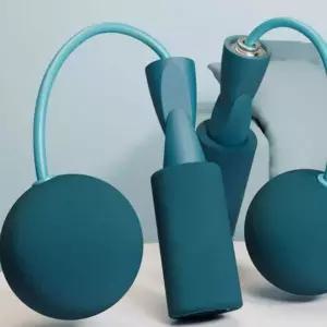 [알티피아]무소음 줄넘기 홈트 헬스 공 노라인