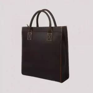 남성용 가죽 메신저백 직장인용 데일리 토트 숄더 크로스백 고급