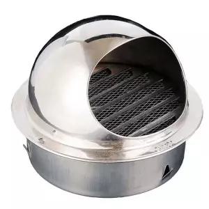 건물외벽 주방 욕실 연기배출 송풍구 환풍구 2중커버 후드캡 원형