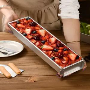 티라미수 틀 몰드 직사각형 도구 파운드 케이크 티라미스