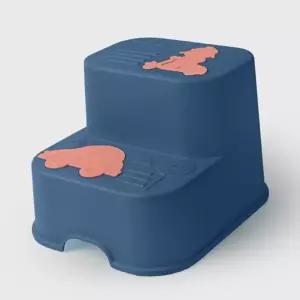 유아 디딤대 2단 미끄럼 세면대 아동발 디딤대 화장실 아기 발판 키높이 디자인 이동식 차량 욕실 계단