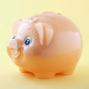 [셀러에이드]TBZ 파스텔톤 황금 돼지저금통 특대 어린이집선물 선물 저금통인형