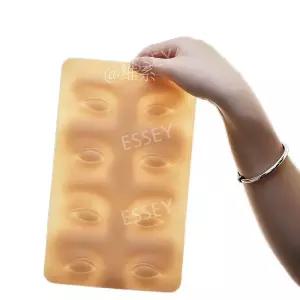 눈썹 스킨 눈 실리콘 반영구 모듈 입술 연습 타투 고무판