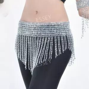 밸리 Gold 체인 Size One 장식 Deep 삼각 구슬 허리 댄스 스윙 턱수염