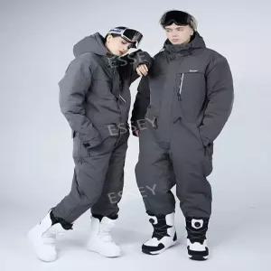 스키장 스키복 상하의 따뜻한 점프수트 방한 스노우보드복 방풍 남녀 일체형 방수