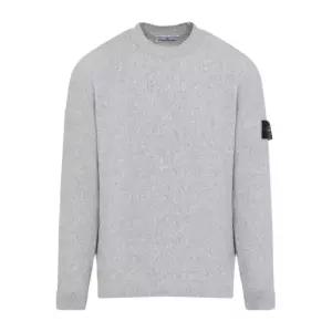 멜란지 그레이 울 나일론 크루넥 스웨터 K2S155100056S00N2 V0M64