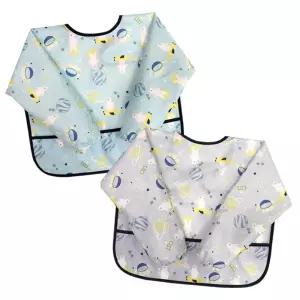 가운 유아앞치마 긴팔앞치마 방수앞치마 전신앞치마 미술앞치마