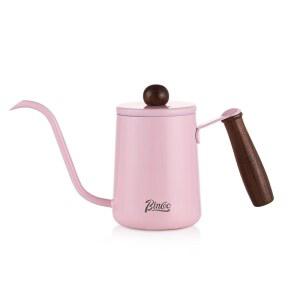 핑크 커피 주전자 - 600ML / 커피를 드립 포트, 좁은 플로우 위한 있는 스틸 디자인 스테인리스 20온스 메이커, 핸드 서버 스파우트 스파우트가 길고