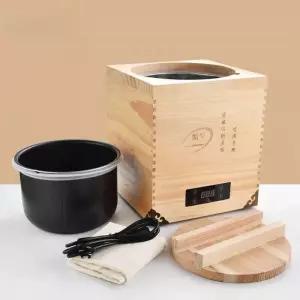전기 초밥 보온통 나무포트 일본식 스시 풀 샤리 일식집 업소용 쌀통