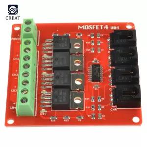 4 채널 4 채널 경로 경로 MOSFET 버튼 IRF540 V4.0 DC 모터 드라이브 조광기 릴레이 보드용 MOSFET 스위치
