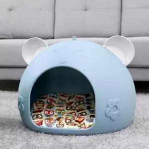 [셀러허브]중소형견용 이글루형 펫하우스 Y211571 강아지쿠션 (S46153203)