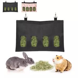 토끼 건초 주머니 가방 먹이 사료 밥그릇 식기 대형 급식기 스몰펫 용품 소동물 건초렉