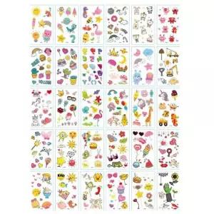 추억 체육대회 페이스페인팅 미니 미니타투 골라담기 타투스티커 30종