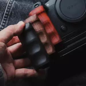 호환   EOS R6III R63용 메탈 퀵 릴리즈 L자형 플레이트 카메라 핸드 그립 클램프 브래킷 마운트 홀더 핑거