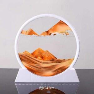 모래멍 샌드아트 모래시계 그림 led 움직이는 재료 앤틱 3d 선물 집들이 램프
