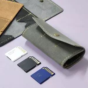 [알티피아]SD카드 보관함 보관 케이스 가죽 수납 ZF