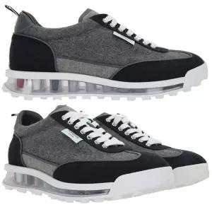 [톰브라운] 23FW 플란넬 클리어 솔 스니커즈 MFD261A F0057 035