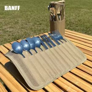 캠핑 4인 식기 커트러리 야외용 숟가락 젓가락 포크 수저세트