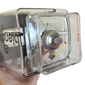 OEM 90온스 와일드사이드+ 용기 (전문가용/클래식/디자이너/상업용/블렌텍 Q 시리즈825 ES3 EZ600 교체용)