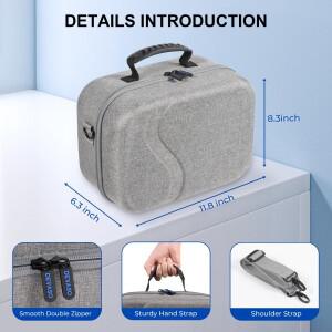 호환 메타 퀘스트 3 여행용 케이스  키위 디자인/BOBOVR M3 배터리 헤드 스트랩 컨트롤러액세서리 호환