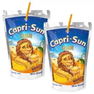 카프리썬 사파리 200ml x 20입 (10입x2박스)/개별/음료수/음료/아기/주스/사무실/혼합/모음/소풍/야외/학교