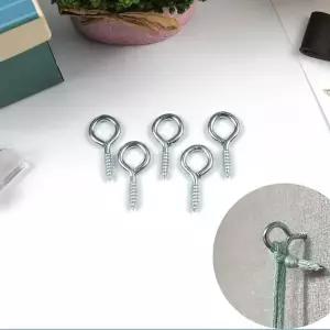 [콩심팥심]후크 (중) 고리 12P ZF 스크류 모빌 원형 천장 벽 걸이