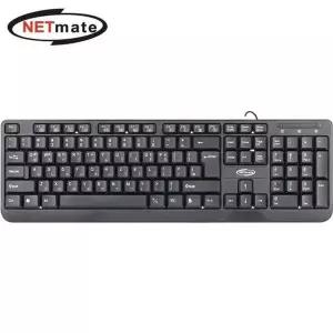 NETmate 019JWP83 PS2 멤브레인 멀티미디어 유선키보드 NM-OM04