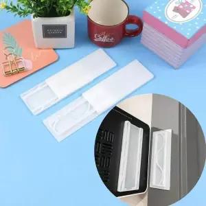 [콩심팥심]고정 멀티탭 공유기 1P 걸이 타입 ZF 벽부착 슬라이딩