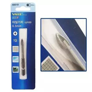 비트형타일기리 십자드릴 천공기용부속 6.5mm