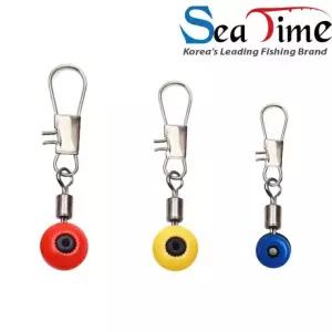 유동구슬 씨타임 Float 바다막대찌 줄꼬임 회전도래 채비 S 최소 도래