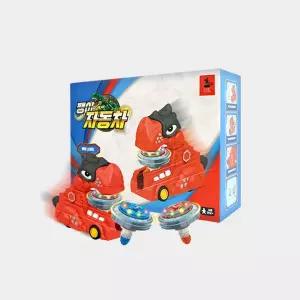 [지니맥]공룡 팽이자동차