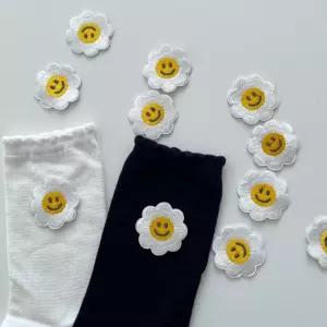 패치 자수 DIY 열접착 리폼 핑크 와펜 꽃 귀여운 계란후라이 해바라기 데이지 패딩수선 가방