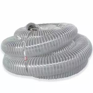 엑셀관 PVC 파이프 호수 덕트 40mm 산업용 10M 내경 투명 호스