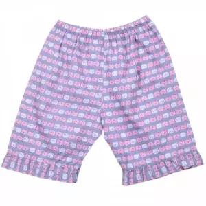 평화 지지미 여아동 엠보 홈웨어 파자마 바지 남아