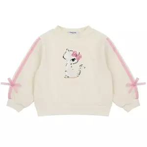 [프랜치캣]여아키즈봄맨투맨 IV 리본 배색 MTM Q61DDT300W2_s