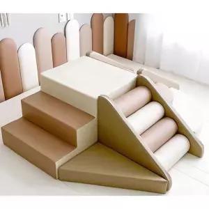 소프트 미끄럼틀 세트 계단 훈련 실내 플레이 아이방