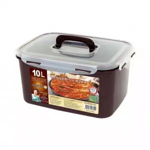 직사각 (10L) 핸들형 24호 초코 이지필림 김장김치통