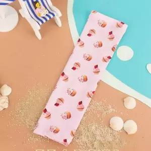 TBZ 컵케익 핑크 유치원 시원한 쿨토시 WH0566