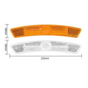 호환 2-4Pcs 자전거 스포크 반사판 산악 물고기 모양 강철 림 바퀴 라이트 사이클링 부품