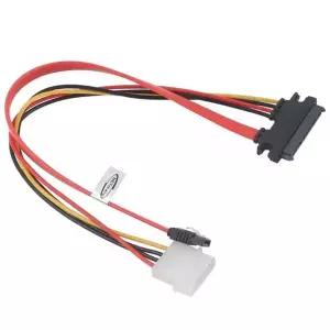 SATA 677MDL00 22핀 to SATA IDE 4핀 전원 케이블 0.3m