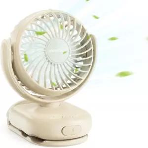 맘코지 휴대용 유모차 팬 클립 포함 캐리어용 4단 미니 개인용 초경량 0.26파운드 갭 4.5mm 냉각 기저귀