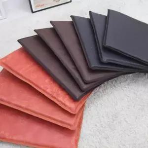 TBZ 더크린 레자방석 초코렛 브라운 오렌지 저렴한방석 닦는방석