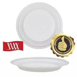 일회용종이용기 전자렌지사용 접시형식기 20cm 10매